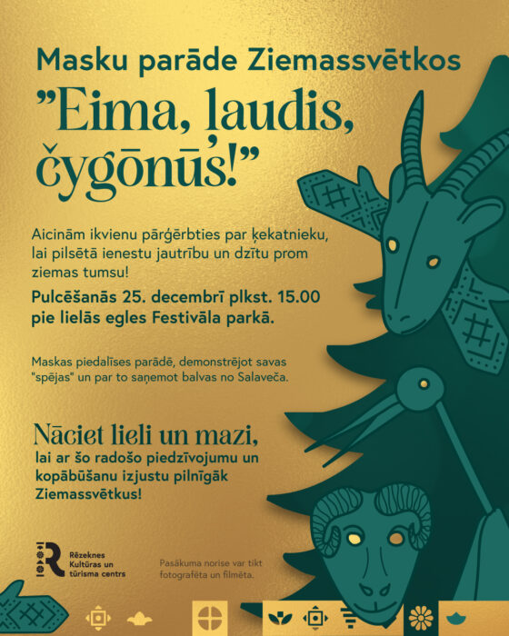 Masku paruode "Eima, ļaudis, čyguonūs!" @ Rēzeknis Festivala parks