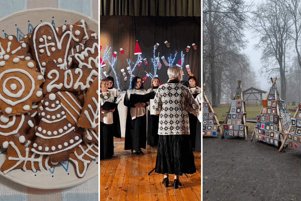 Kulturys īsacejumi nedeļai: Zīmyssvātku koncerts Kombuļūs, skaistuokuos egleitis mekliejumi i piparkūku cepšona