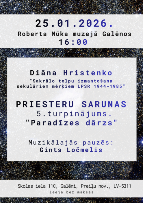 Prīsteru sarunys @ Roberta Mūka muzejs