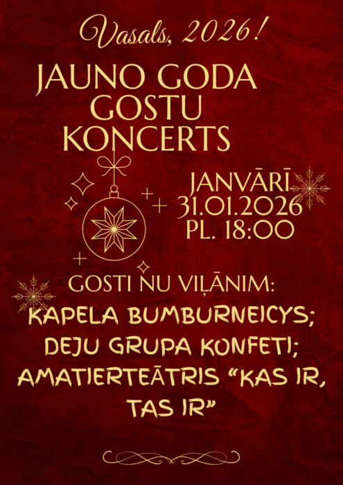 Jaunuo goda gostu koncerts @ Mežavydu kulturys noms