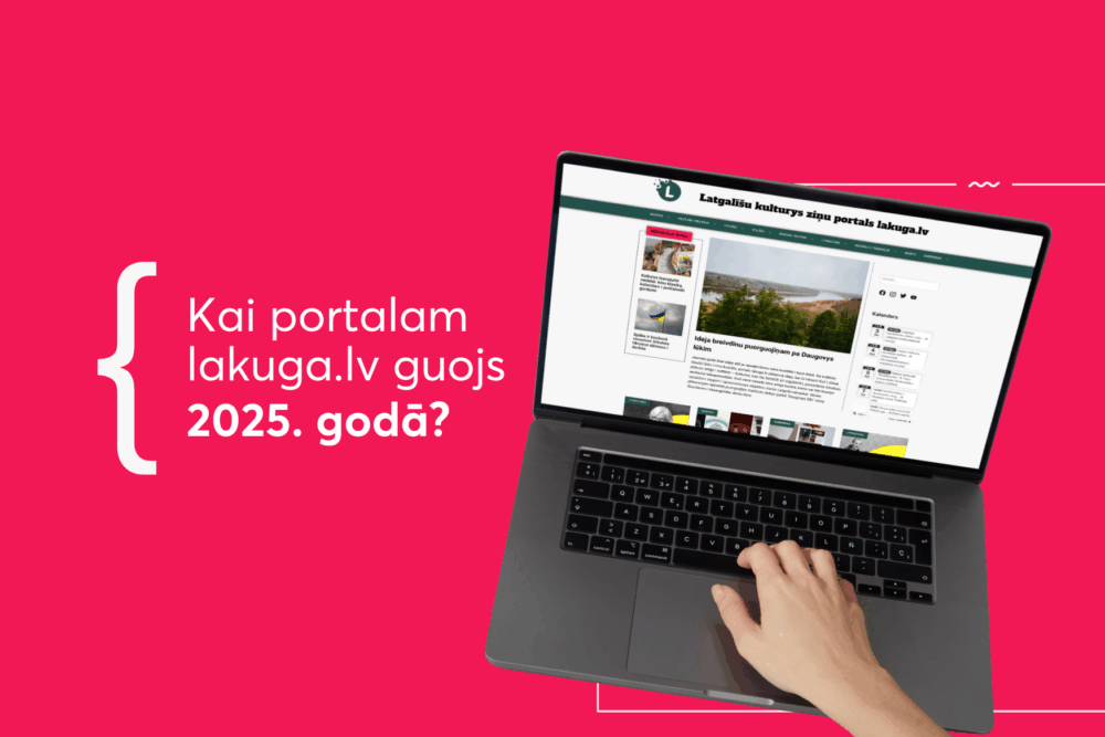 Portala lakuga.lv atsavieršona iz 2025. godu