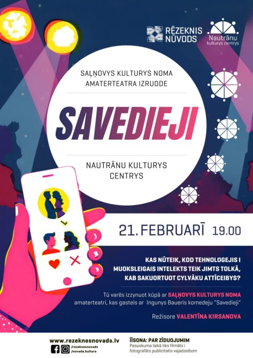 Saļņovys amaterteatra izruode "Savedieji" @ Nautrānu kulturys centrys