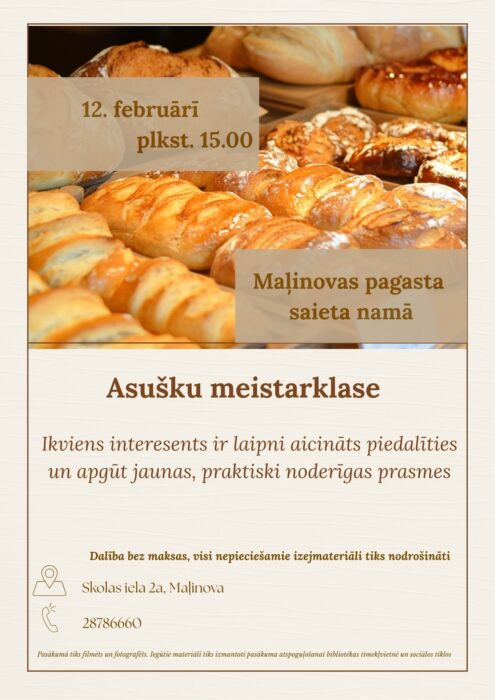 Asušku meistarklase @ Malinovys pogosta saīta noms