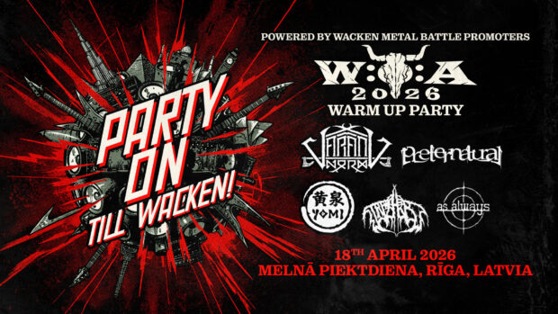 Festivala "Wacken Open Air" īsasiļdeišonys nūtikšona @ klubs "Melnā piektdiena"