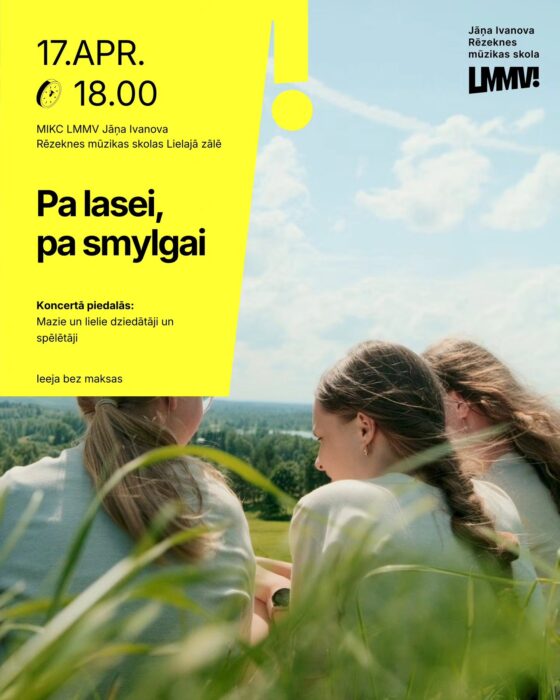 Koncerts "Pa lasei, pa smylgai" @ Juoņa Ivanova Rēzeknis muzykys škola