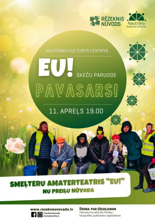 Smeļteru amaterteatra "Eu!" skeču paruode @ Nautrānu kulturys centrys