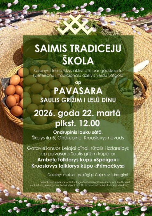 Saimis tradiceju škola @ Ondrupinis lauku sāta