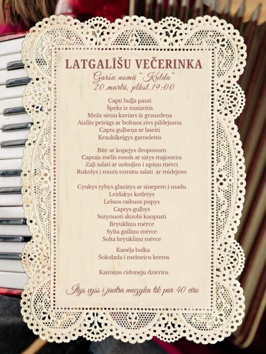 Latgalīšu večerinka @ Garšu noms "Kulda"