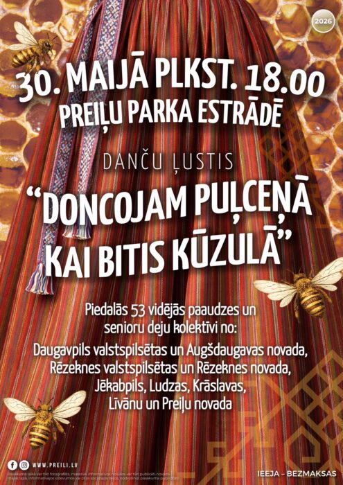 Daņču ļustis "Doncojam puļceņā kai bitis kūzulā" @ Preiļu parka estrade