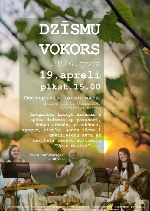 Dzīšmu vokors @ Ondrupinis lauku sāta