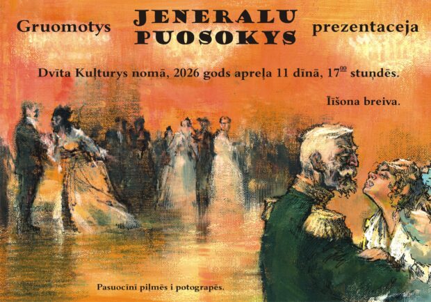 Gruomotys "Jeneralu puosokys" prezentaceja @ Dvītis kulturys noms