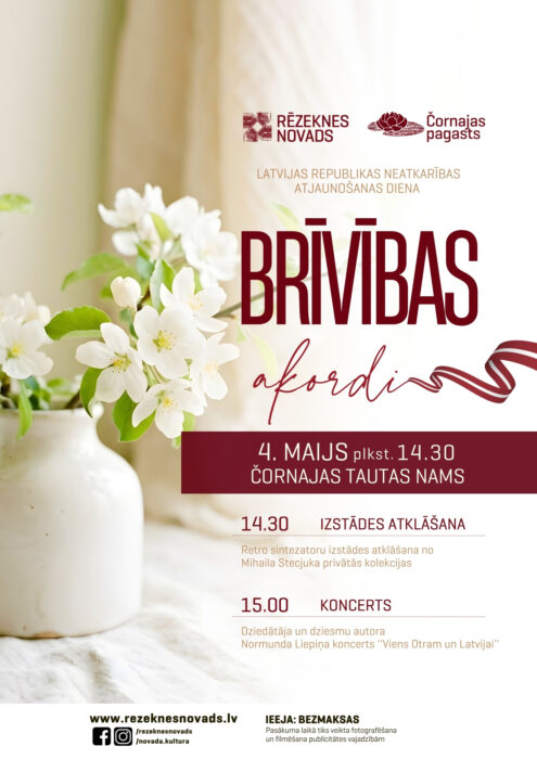 Normunda Liepiņa koncerts "Viens otram un Latvijai" @ Čornuos tautys noms