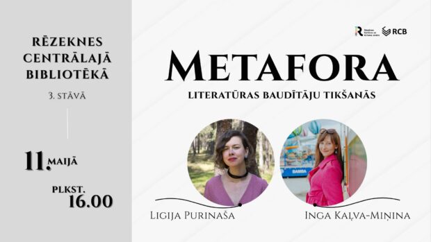 Literaturys baudeituoju sasatikšona "Metafora" @ Rēzeknis Centraluo biblioteka