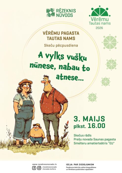 Skeču piecpušdīne ar Smeļteru amaterteatri "EU!" @ Veremu tautys noms