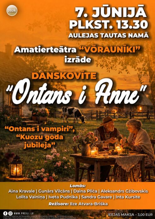 Amaterteatra "Vōraunīki" izruode "Ontans i Anne" @ Aulejis tautys noms