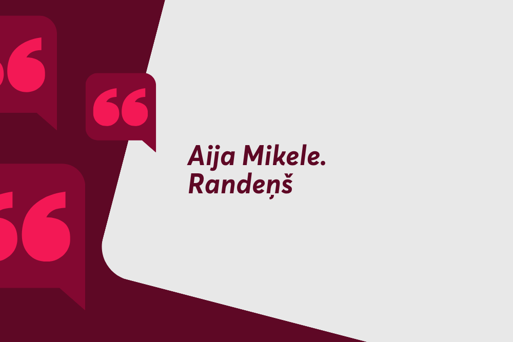Aija Mikele. Randeņš
